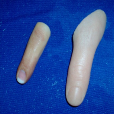 Dedos em Silicone